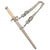 Original German WWII Heer Army Officer Dagger with Scabbard and Hanger - Excellent Unmarked Blade Original Items