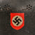 Original German WWII M34 Civic Square Dip NSDAP Double Decal Police Steel Helmet with Liner and Rubber Chinstrap - Ordnungspolizei