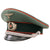 Original German WWII Heer Army Artillery Officer Schirmmütze Visor Cap by Peküro with Saddle Form Crown, Measured Size 54cm Original Items