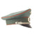 Original German WWII Heer Army Artillery Officers Schirmmütze Visor Crush Cap, Measured Size 56cm