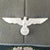 Original German WWII Heer Army Transport and Supply Troop Officers Schirmmütze Visor Crush Cap with E.S. Monogrammed Sweatband, Size 59cm