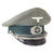 Original German WWII Heer Army Transport and Supply Troop Officers Schirmmütze Visor Crush Cap with E.S. Monogrammed Sweatband, Size 59cm
