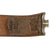 Original German WWII Luftwaffe 1940 Dated EM/NCO Leather Belt with Two Piece Pebbled Aluminum “Droop Tail” Buckle