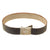 Original German Pre-WWII Luftwaffe EM/NCO Felt Padded Leather Dress Belt with Early Droop Tail Eagle Aluminum Buckle