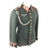Original German WWII Heer Army 31st Artillery Regiment Feldwebel NCO M35 Waffenrock Dress Tunic with 1st Pattern Shooting Lanyard