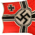 Original German WWII Kriegsmarine Reichskriegsflagge Naval Battle Flag by Württembergische Cattunmanufaktur, Size 8, 200cm x 335cm