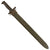 Original U.S. WWI WWII M1905 Springfield 16 inch Rifle Bayonet Marked R.I.A. with WWII M3 USN Mk I Scabbard - Dated 1906