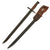 Original Japanese Late WWII Type 30 “Last Ditch” Arisaka Bayonet with Scabbard & Frog - Kokura Supervised Production