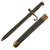 Original Italian WWI M1870/87 Vetterli Sword Bayonet Shortened in 1916 with Retained Quillion & Modified Scabbard