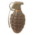 Original U.S. WWII Inert MkII Pineapple Grenade with Yellow Ring & M10A3 Fuze