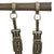 Original German WWII Luftwaffe 2nd Model Officer Dagger by Carl Eickhorn with Scabbard, Belt Hanger, and Portepee