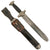 Original German WWII DRK Red Cross EM/NCO Sawback Hewer with Scabbard and Leather Frog, Deutsches Rotes Kreuz