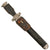 Original German WWII DRK Red Cross EM/NCO Sawback Hewer with Scabbard and Leather Frog, Deutsches Rotes Kreuz