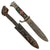 Original German WWII Late Pattern HJ Fahrtenmesser Knife by Rare Maker C.D. Schaaff of Solingen with Scabbard, RZM M7/56, Dated 1940