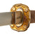 Original Japanese WWII Type 98 Shin-Gunto Katana Sword by MITSUNAGA with Steel Scabbard and Company Grade Tassel, Dated 1943