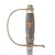 Original German WWII Police Officer Degen Dress Sword by ALCOSO of Solingen with Scabbard and OLC Hanger Clip, Circa 1936-1940