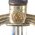 Original German WWII Early Luftwaffe Officer Sword by SMF of Solingen with Nickel Plated Blade, Blue Leather Scabbard and Hanger