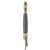 Original German WWII Early Luftwaffe Officer Sword by SMF of Solingen with Nickel Plated Blade, Blue Leather Scabbard and Hanger
