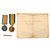 Original British WWI Wounded Machine Gunner Medal & Character Certificate Grouping of Sergeant Fairlie Bruce Craddock - Shot in the Jaw