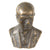 Original Italian Pre-WWII Younger Benito Mussolini Brass Bust Sculpture