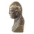 Original Italian Pre-WWII Younger Benito Mussolini Brass Bust Sculpture