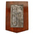Original Italian Pre-WWII 1929 Aluminum Fasces Wall Plaque by Perani Brescia Foundry on Wooden Display Board - 8 ¾ x 12 ½”