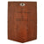 Original Italian Pre-WWII 1929 Aluminum Fasces Wall Plaque by Perani Brescia Foundry on Wooden Display Board - 8 ¾ x 12 ½”