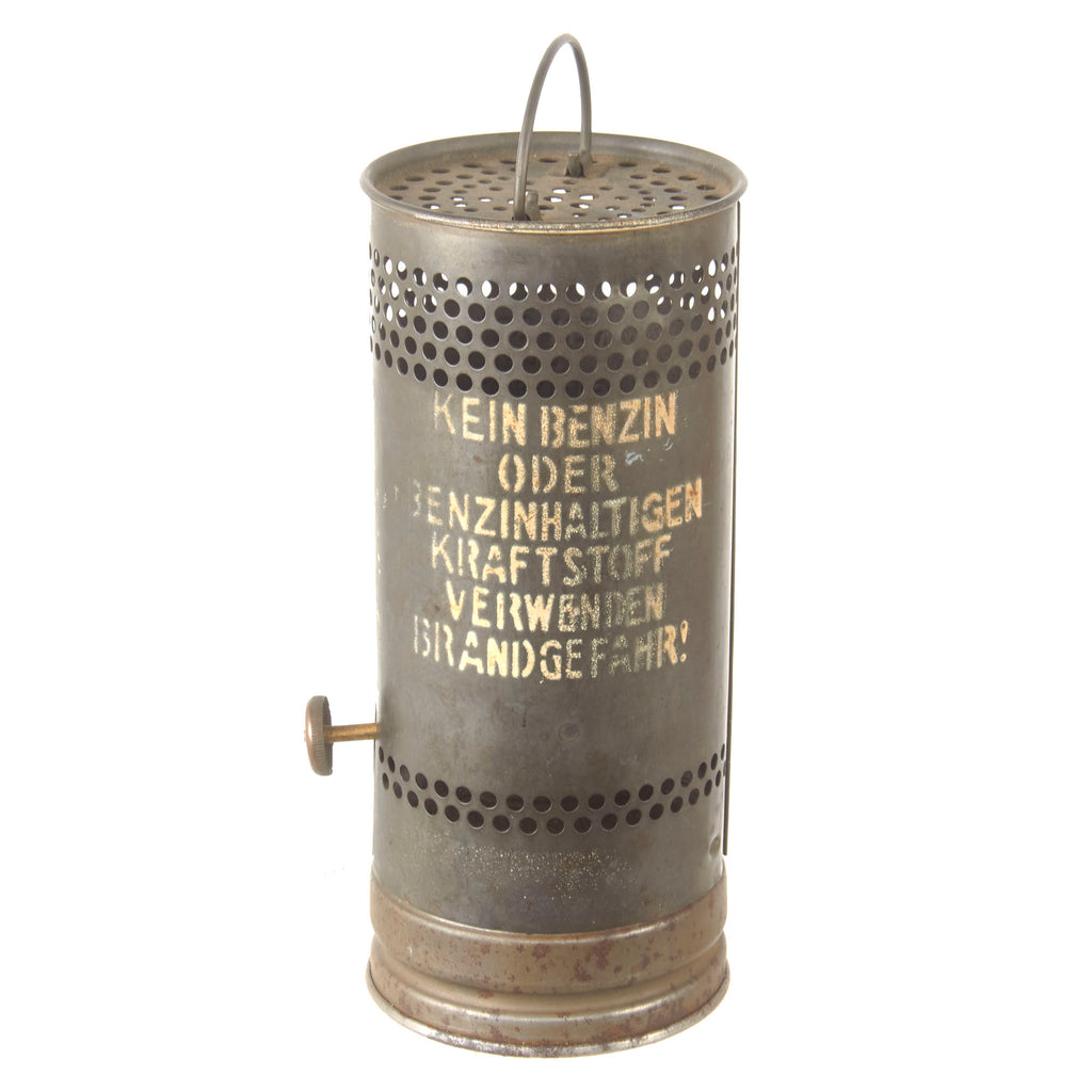Original German WWII Vehicle or Bunker Kerosene Heater - 1943 Dated - Excellent