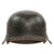 Original German WWII Luftwaffe Single Decal M42 Steel Helmet with 1943 Dated 56cm Liner and Chinstrap, Stamped ckl64, Lot No. 2952