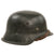 Original German WWII Luftwaffe Single Decal M42 Steel Helmet with 1943 Dated 56cm Liner and Chinstrap, Stamped ckl64, Lot No. 2952