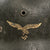 Original German WWII Luftwaffe Single Decal M42 Steel Helmet with 1943 Dated 56cm Liner and Chinstrap, Stamped ckl64, Lot No. 2952