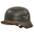 Original German WWII Luftwaffe Named Double Decal M40 Steel Helmet with 1940 Dated 58cm Liner and Chinstrap, Stamped ET66, Lot No. 498