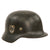 Original German WWII Waffen-SS Single Decal M40 Steel Helmet with Touched Up SS Decal, 1943 Dated 59cm Liner, Stamped ET66, Lot No. 5059