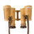 Original German WWII 6x30 Dienstglas Binoculars by Swarovski "cag" with Bakelite Case - Tan Finish & H/6400 Reticle