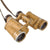 Original German WWII 6x30 Dienstglas Binoculars by Swarovski "cag" with Bakelite Case - Tan Finish & H/6400 Reticle