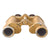Original German WWII 6x30 Dienstglas Binoculars by Swarovski "cag" with Bakelite Case - Tan Finish & H/6400 Reticle