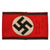 Original German WWII SS Cotton Kampfbinde Armband with “Taken in Germany Oct 44” Inscription