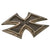 Original German WWII Iron Cross First Class 1939 EKI with Vaulted Construction, “Fat Belly” Pin and Presentation Case, Unmarked