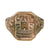 Original German WWII Westwall Soldier’s Private-Purchase “Kantinenring” Souvenir Ring – Bunker & Anti-Tank Obstacles, circa 1939–1940