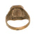 Original German WWII Westwall Soldier’s Private-Purchase “Kantinenring” Souvenir Ring – Bunker & Anti-Tank Obstacles, circa 1939–1940
