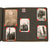 Original U.S. WWII Navy Army Marine Soldier Photo Album with Bevo SS Sleeve Eagle, Nose Art Photos, Captured Money, Photos, and Shots of Gary Cooper, Jack Benny, Carole Landis, and Una Merkel - Signed Photograph of Helen Forrest