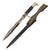 Original German WWII Heer Army Long Dress Bayonet by Ernst Pack & Söhne with Named Engraved Blade, Scabbard, and Dress Frog