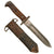 Original U.S. WWI Fighting Knife Made from Cutdown Krag Bayonet with Lead-Filled Pommel & Enfield Bayonet Scabbard Original Items