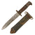 Original U.S. WWI Fighting Knife Made from Cutdown Krag Bayonet with Lead-Filled Pommel & Enfield Bayonet Scabbard Original Items