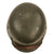 Original German WWII Ordnungspolizei Double Decal M35 Steel Combat Helmet with 1937 Dome Stamp, 1937 Dated 55cm Liner, and Broken Chinstrap, Stamped ET62