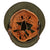 Original German WWII Ordnungspolizei Double Decal M35 Steel Combat Helmet with 1937 Dome Stamp, 1937 Dated 55cm Liner, and Broken Chinstrap, Stamped ET62