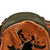 Original German WWII Ordnungspolizei Double Decal M35 Steel Combat Helmet with 1937 Dome Stamp, 1937 Dated 55cm Liner, and Broken Chinstrap, Stamped ET62