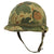 Original U.S. Vietnam War Era M1 Helmet with 1977-Dated Mitchell Pattern Camouflage Cover, Liner and Helmet Band - Complete