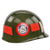Original U.S. Vietnam War Era 47th Infantry Division Military Police M1 Helmet P64 Liner with Custom Metal Flake OD Paint