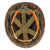 Original U.S. Vietnam War Era 47th Infantry Division Military Police M1 Helmet P64 Liner with Custom Metal Flake OD Paint